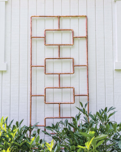 Build a DIY Copper Trellis